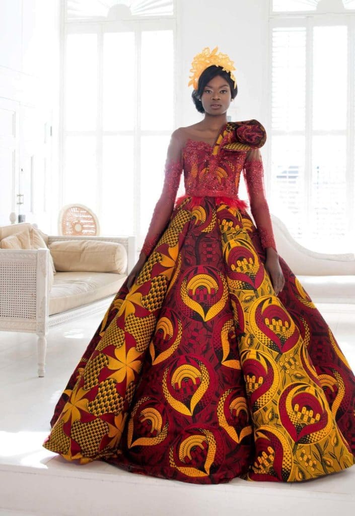 How To Wear An Ankara Fabric Dress On Your Wedding Day